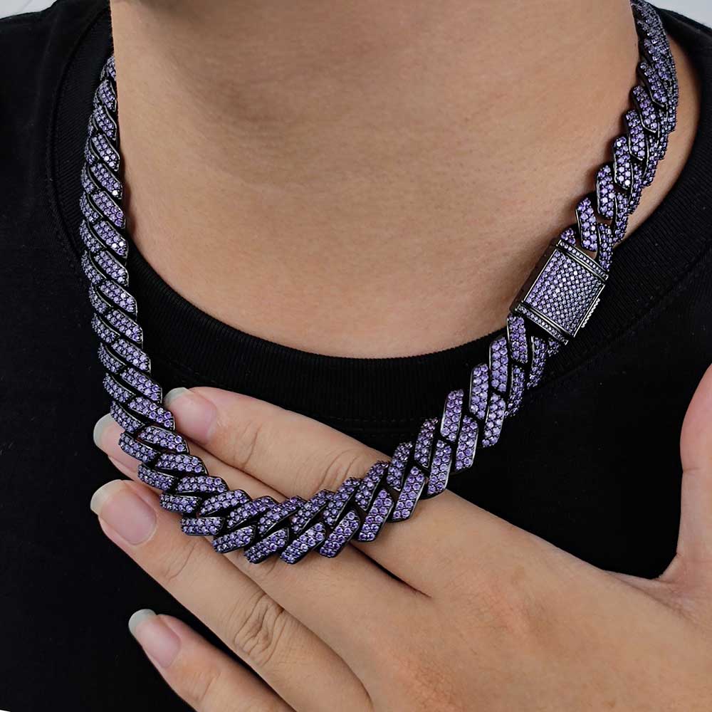 سلسلة كوبية رجالية من ميامي 15 - مراجعة Cuban Link Chain 12Mm وسعره