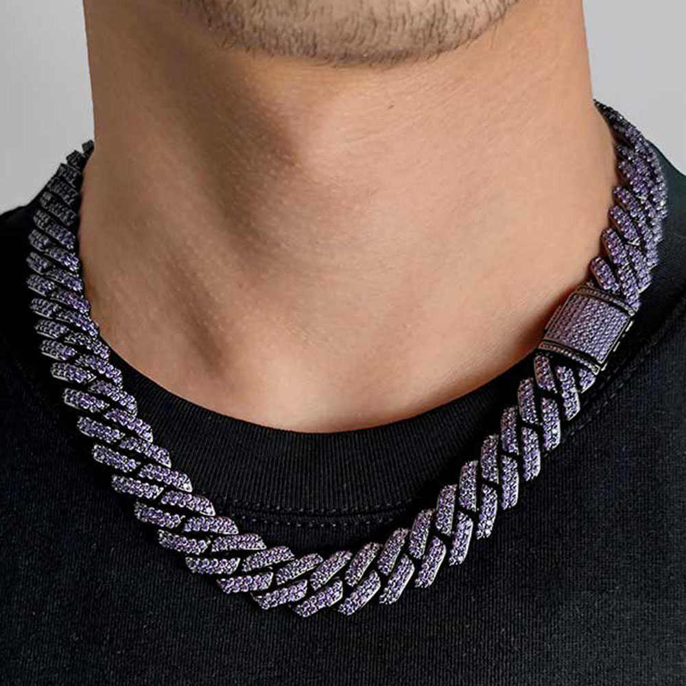 سلسلة كوبية رجالية من ميامي 15 - مراجعة Cuban Link Chain 12Mm وسعره