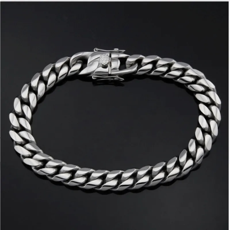 الفولاذ المقاوم للصدأ ميامي كب - مراجعة Cuban Link Chain 12Mm وسعره