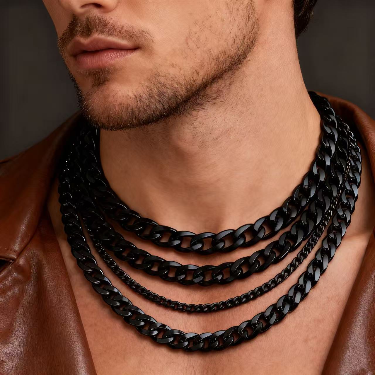 قلادة سلسلة كوبية من الفولاذ ا - مراجعة Cuban Link Chain 12Mm وسعره