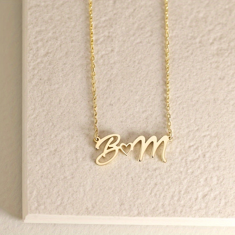 اسم مخصص القلائد للنساء مقاوم  - مراجعة Custom Name Necklace Stainless Steel وسعره