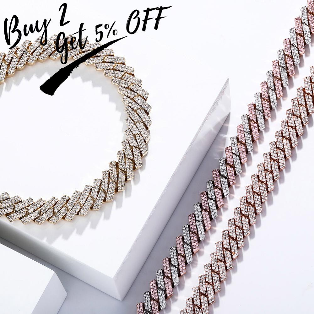 TOPGRILLZ-عقد بسلسلة من الزركو - مراجعة Cuban Link Chain 12Mm وسعره