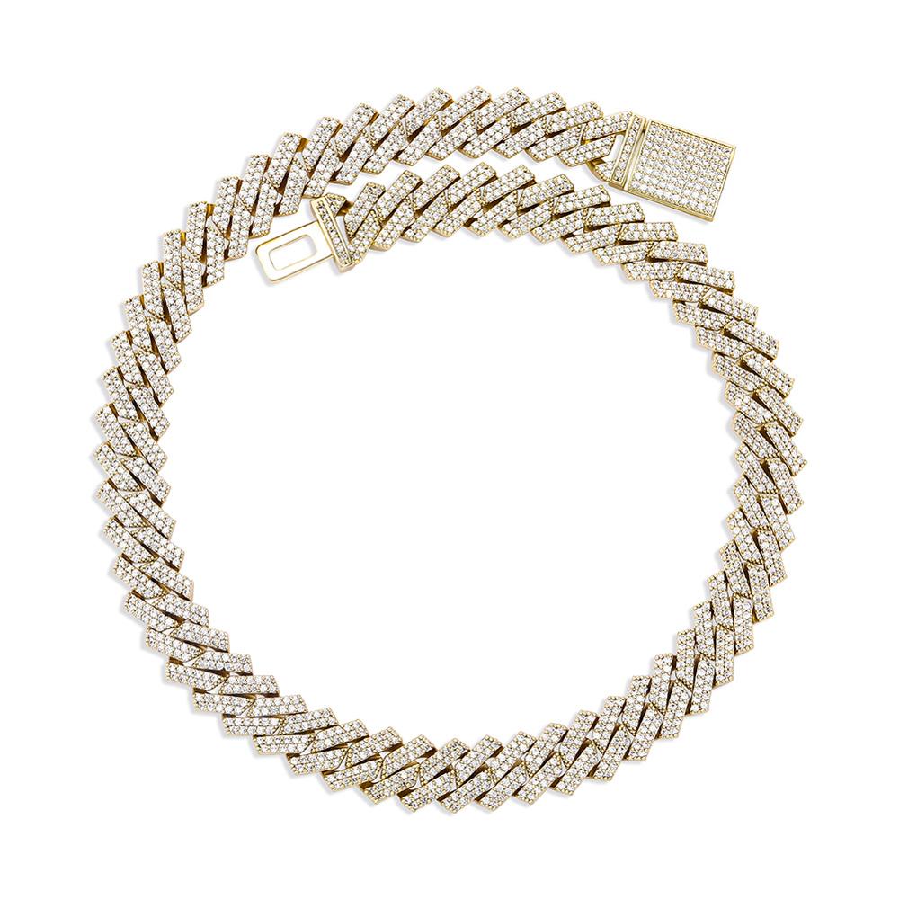 TOPGRILLZ-عقد بسلسلة من الزركو - مراجعة Cuban Link Chain 12Mm وسعره