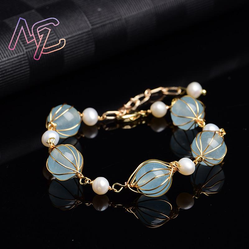 الأزرق الطبيعي اليشم الخرزة ال - مراجعة Earrings وسعره