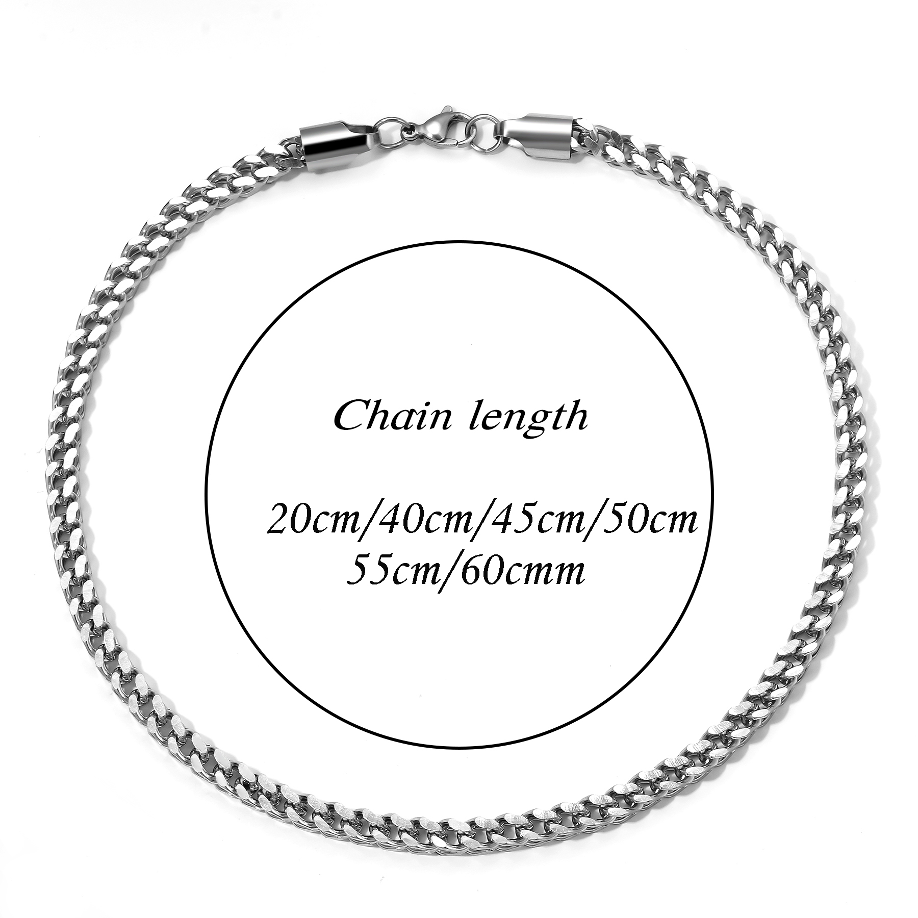 قطعة واحدة، مقاس 3 مم - 5 مم،  - مراجعة Cuban Link Chain 12Mm وسعره