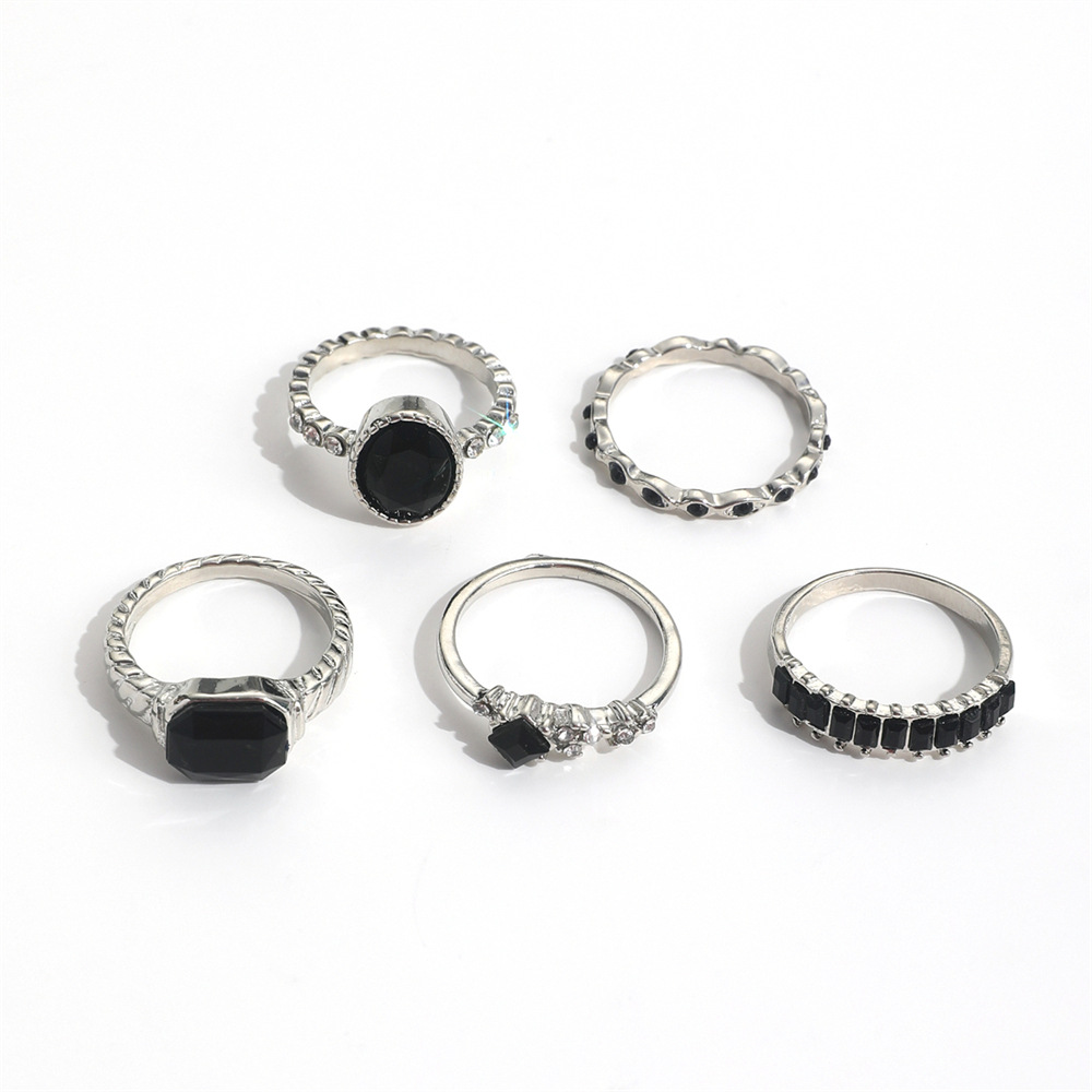 طقم خواتم نسائية بتصميم كلاسيك - مراجعة Vintage Punk Knuckle Rings Set وسعره